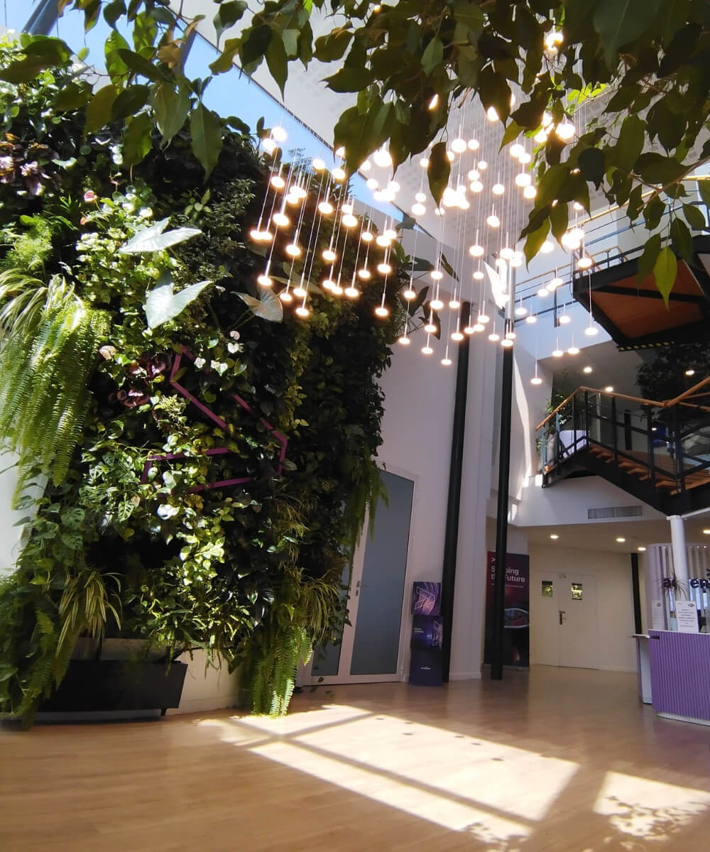 Mur Vagétal Vivant - Accenture Technology Labs - Sophia Antipolis