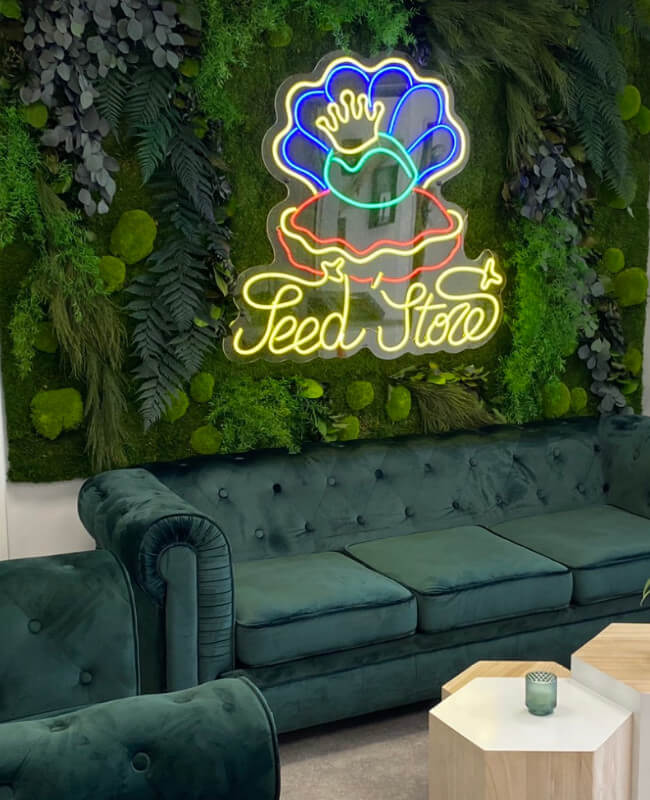 Mur végétal stabilisé sans entretien - Jungle - Lons